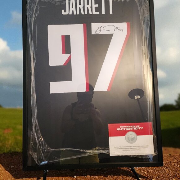 Grady Jarrett Atlanta Falcons NFL - Autographed Black Jersey - Picture 1 of 2